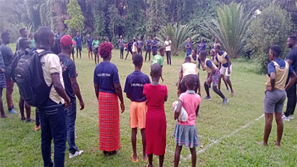 Young women participating in empowerment programs